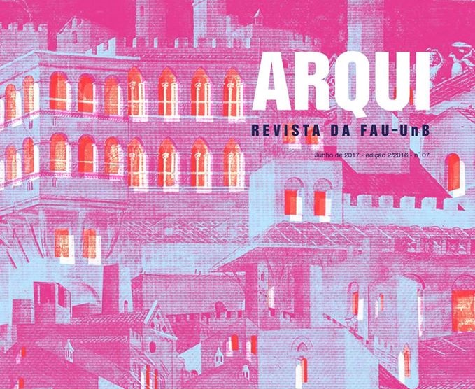 Couverture de la revue Arqui de la FAU-UNB, édition du deuxième semestre 2018